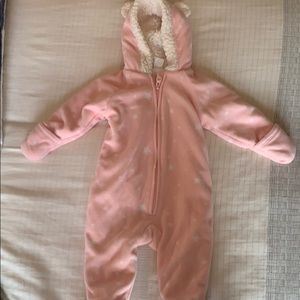 Old Navy Baby Girls Fleece Onsie